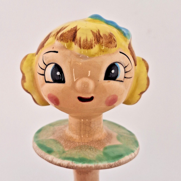 Holt Howard Pixieware MISS BLONDIE Relish Jar Replacement Spoon Kitsch HTF VTG - Picture 1 of 12
